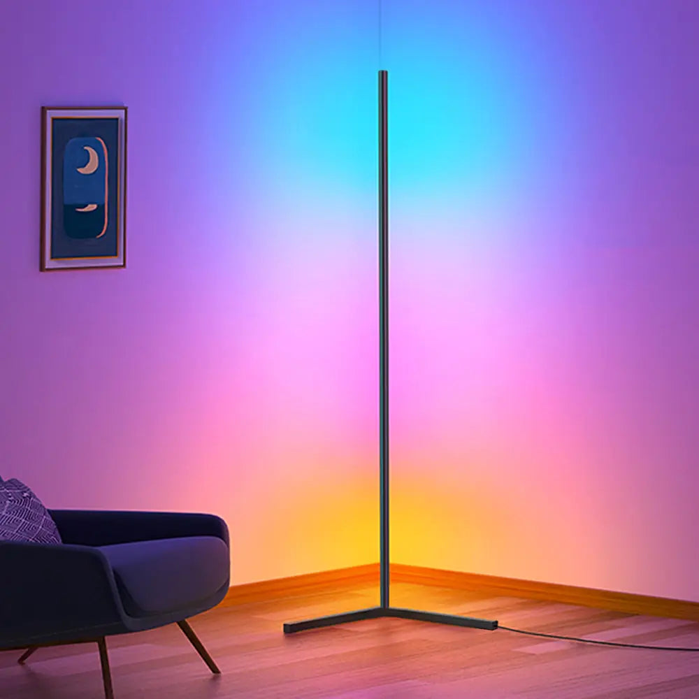 Colorful RGB Vibrant Corner Floor Lamp - Lumiscape